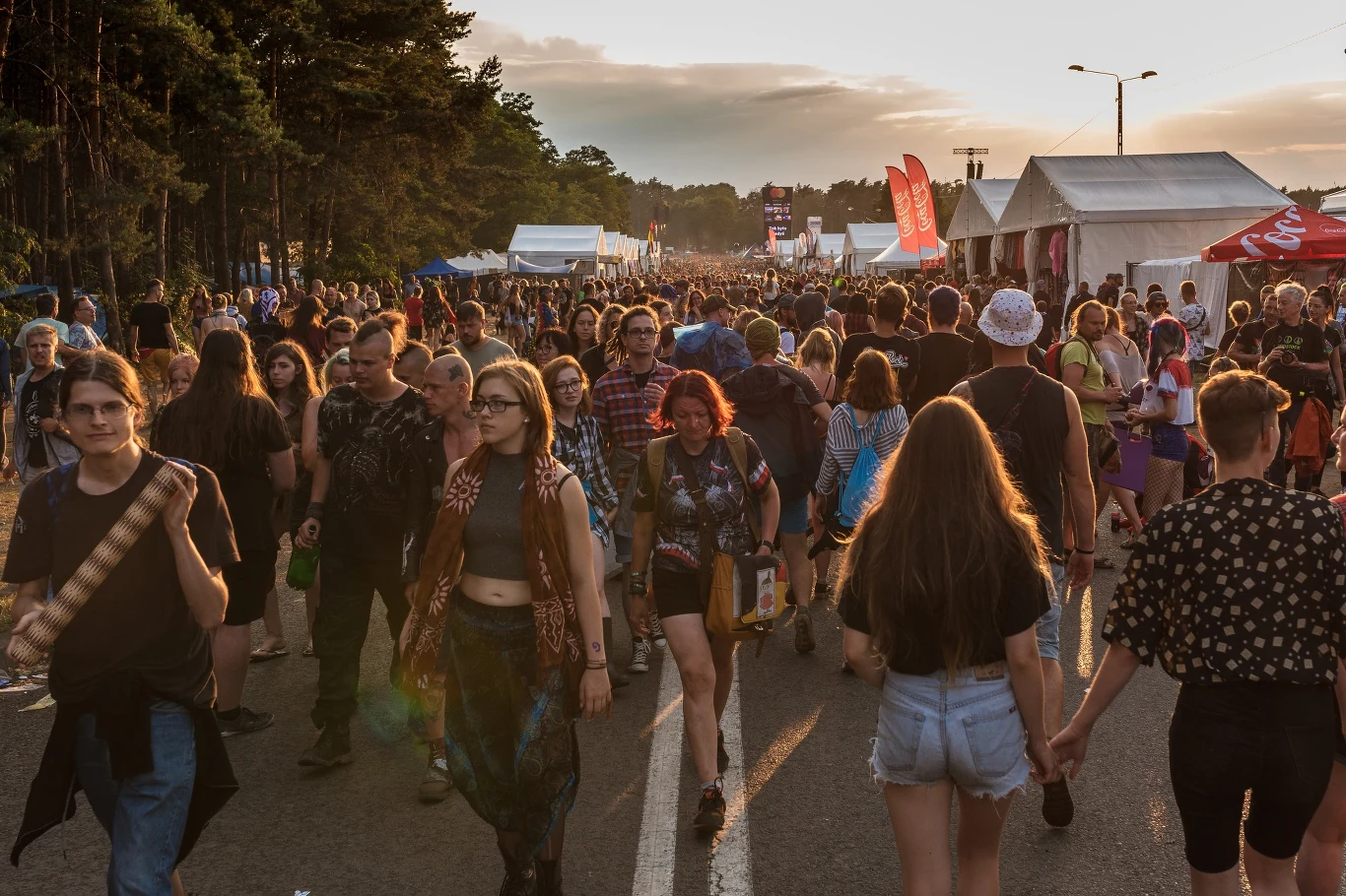 Publiczność podczas pierwszego dnia Pol'And'Rock