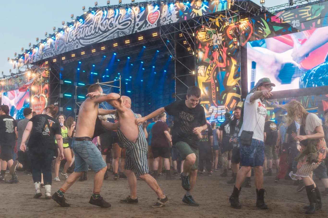 Publiczność podczas pierwszego dnia Pol'And'Rock