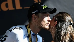 Matteo Trentin po ostatnim zwycięstwie etapowym w Tour de France
