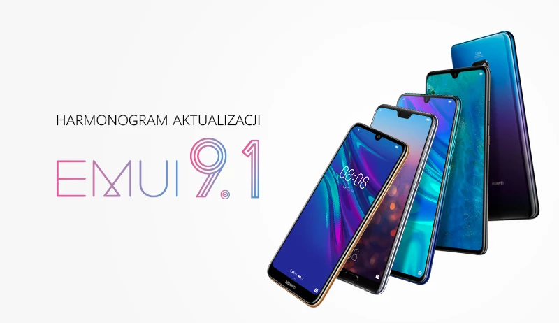 Harmonogram aktualizacji smartfonów do EMUI 9.1