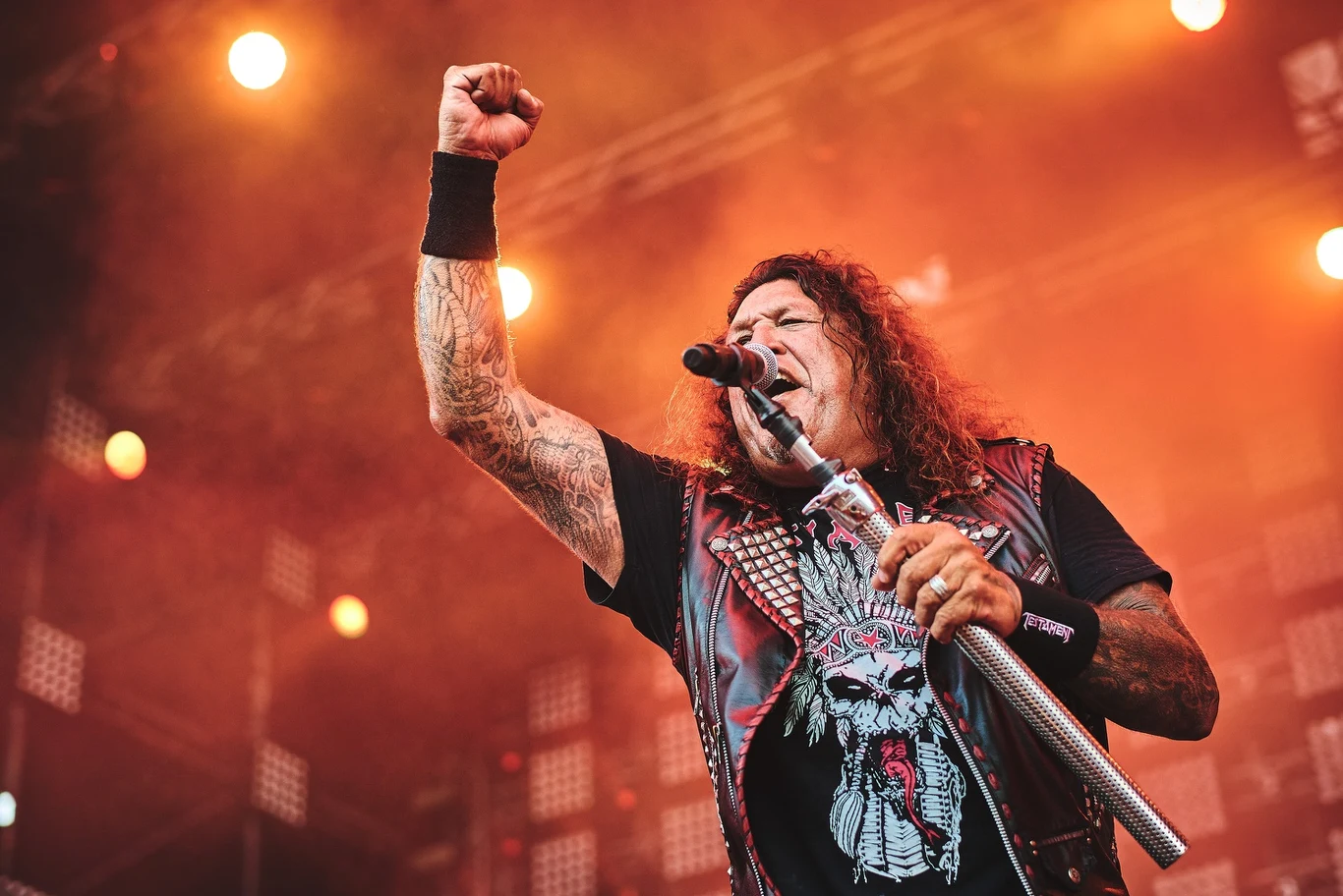 Zobacz zdjęcia z koncertu grupy Testament na Dużej Scenie Pol'and'Rock Festival 2019