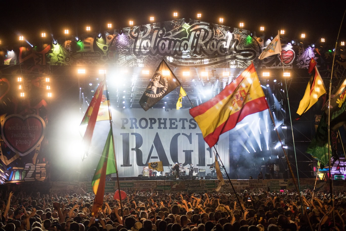 Zobacz zdjęcia z koncertu Prophets Of Rage na Dużej Scenie Pol'and'Rock Festival 2019