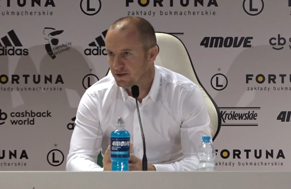 Trener Legii Warszawa Aleksandar Vuković Trener Legii Warszawa Aleksandar Vuković