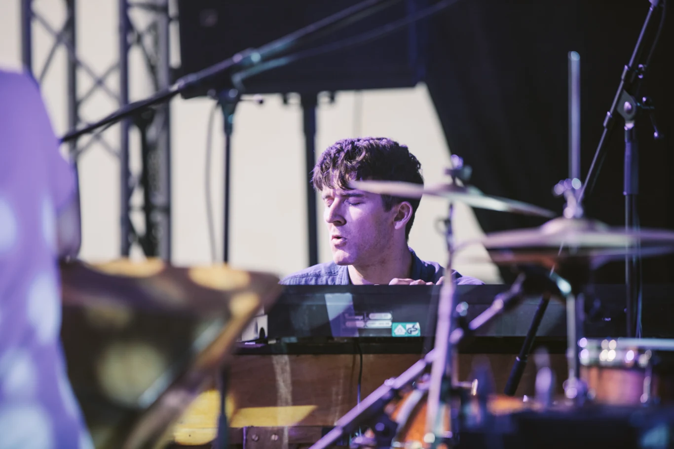 Marcin Masecki zagrał na Off Festivalu razem ze swoim jazzowym trio. 