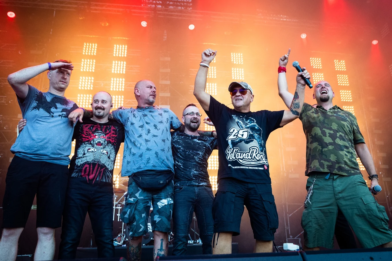 Zobacz zdjęcia z koncertu grupy Łydka Grubasa na Dużej Scenie Pol'and'Rock Festival 2019