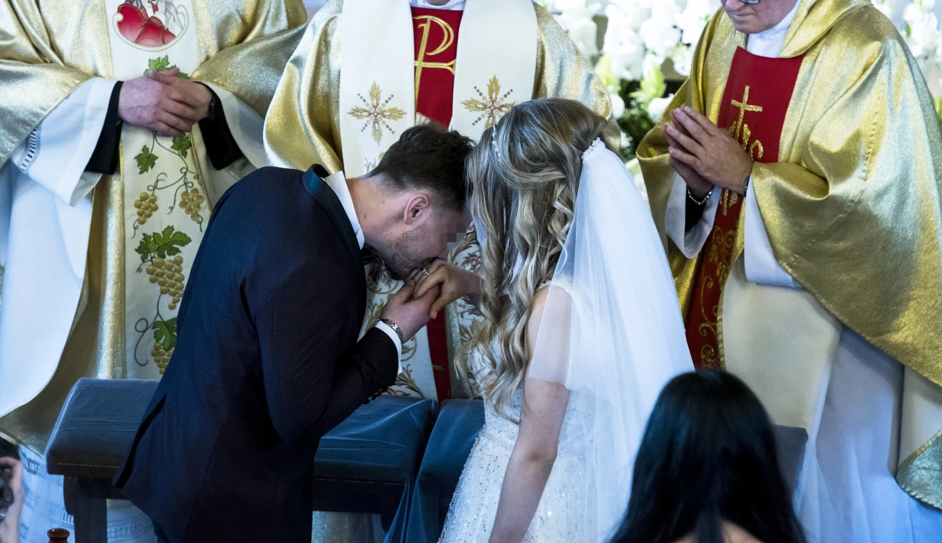 Daniel i Ewelina w dniu ślubu Daniel i Ewelina w dniu ślubu