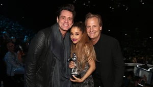 Ariana Grande, Jim Carrey i Jeff Daniels attend podczas MTV Video Music Awards w 2014 