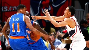 Ricky Ledo (z lewej) w barwach New York Knicks