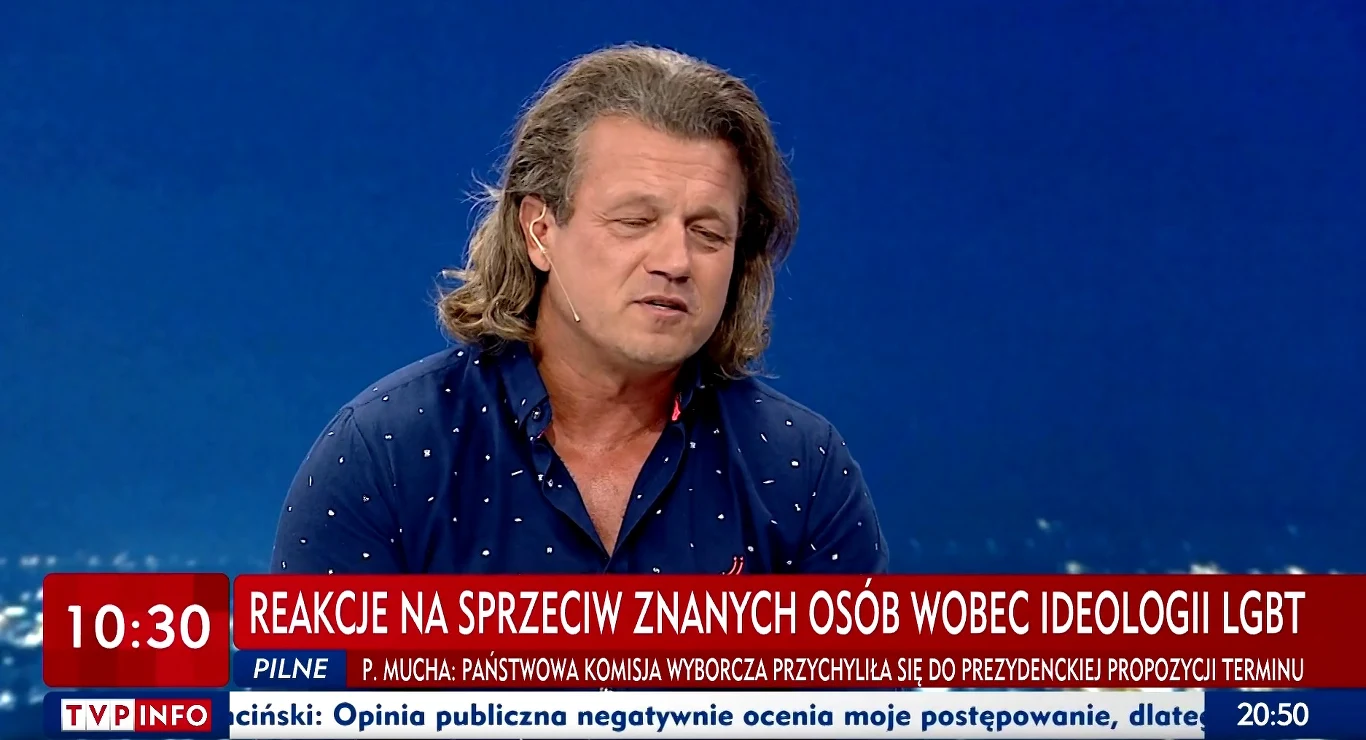 Jarek Jakimowicz w TVP Jarek Jakimowicz w TVP