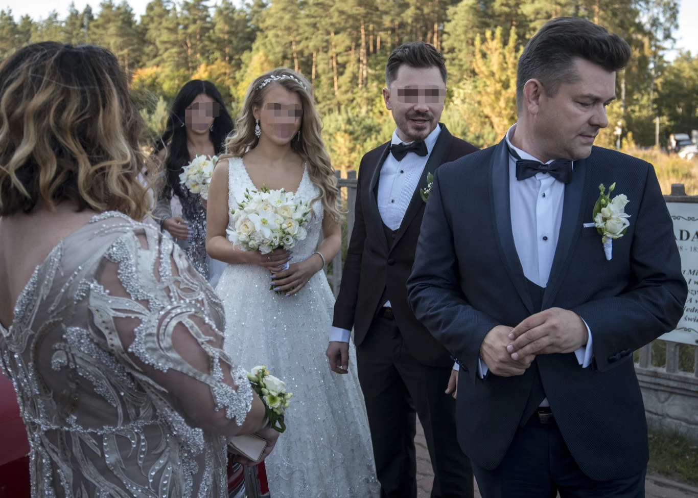 Zenon Martyniuk z rodziną na ślubie syna Zenon Martyniuk z rodziną na ślubie syna