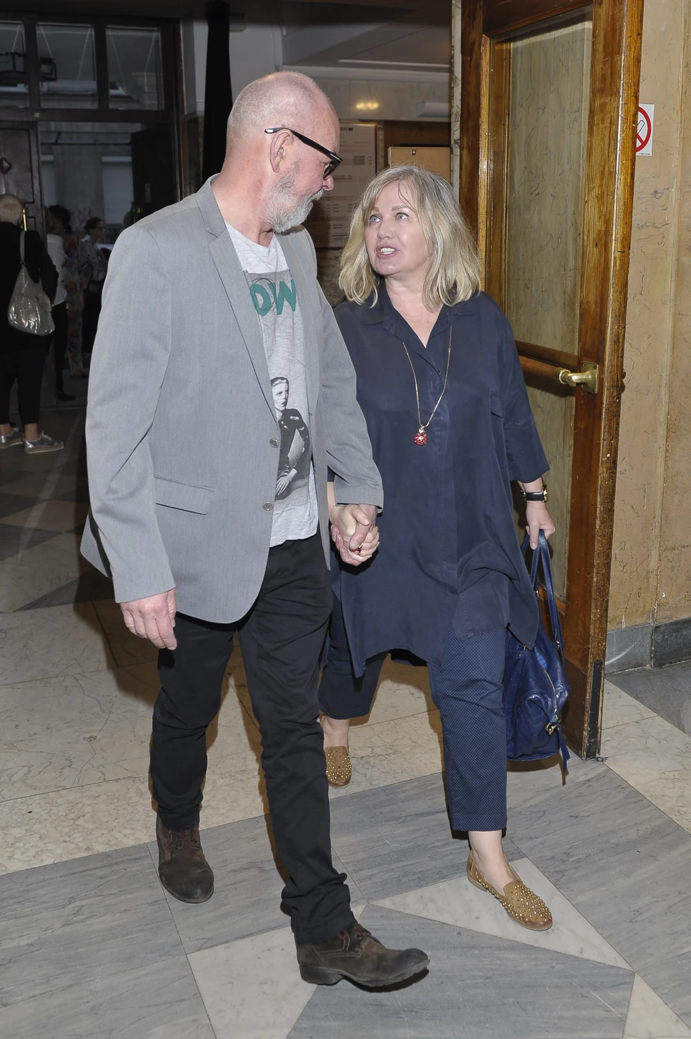 Agnieszka Pilaszewska z mężem