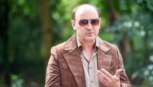 Adam Woronowicz na planie filmu "Jak zostałem gangsterem. Historia prawdziwa"