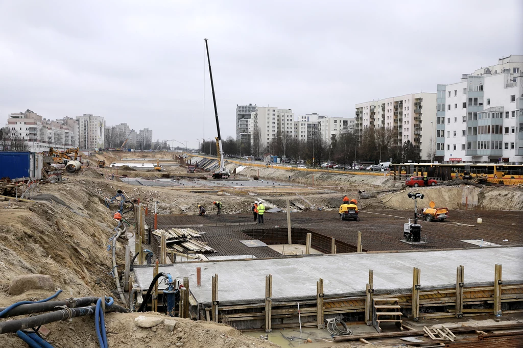 Budowa tunelu Poludniowej Obodnicy Warszawy