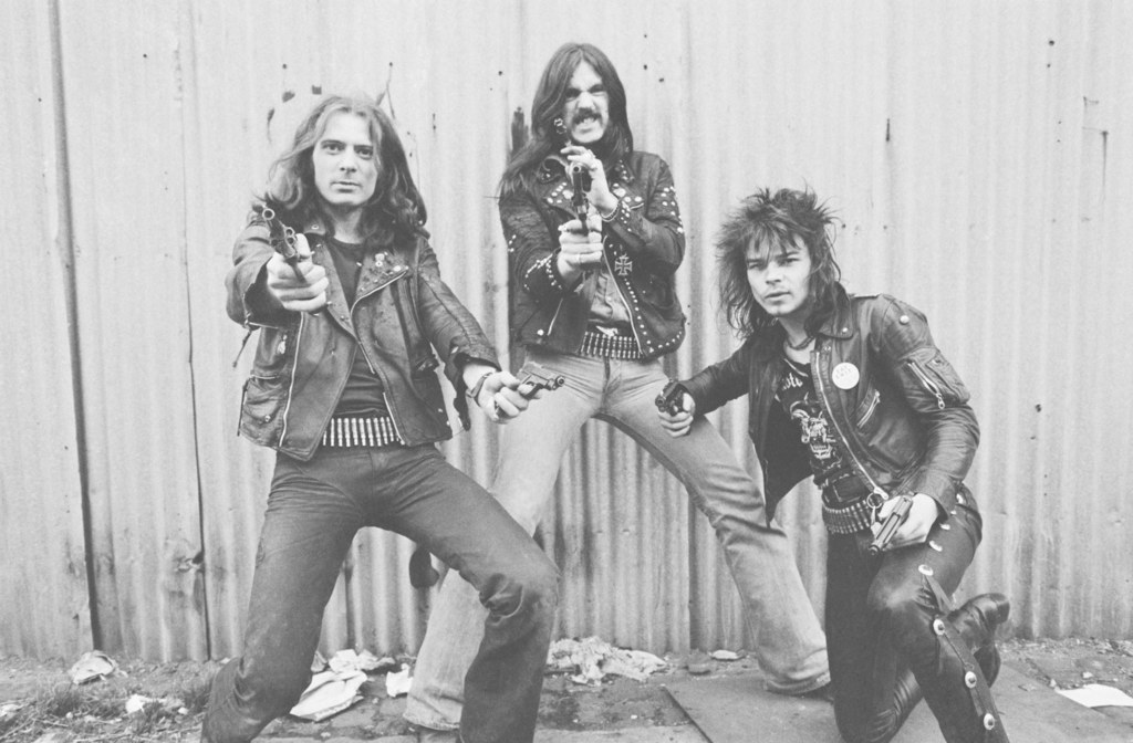 Motörhead pod koniec lat 70.: od lewej "Fast" Eddie Clarke, Lemmy i Phil "Philthy Animal" Taylor