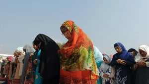 Obchody święta Eid al-Adha w Kaszmirze, zdjęcie archiwalne