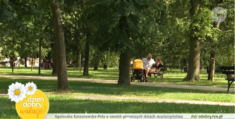 Agnieszka Kaczorowska-Pela i Maciej Pela w "Dzień Dobry TVN"