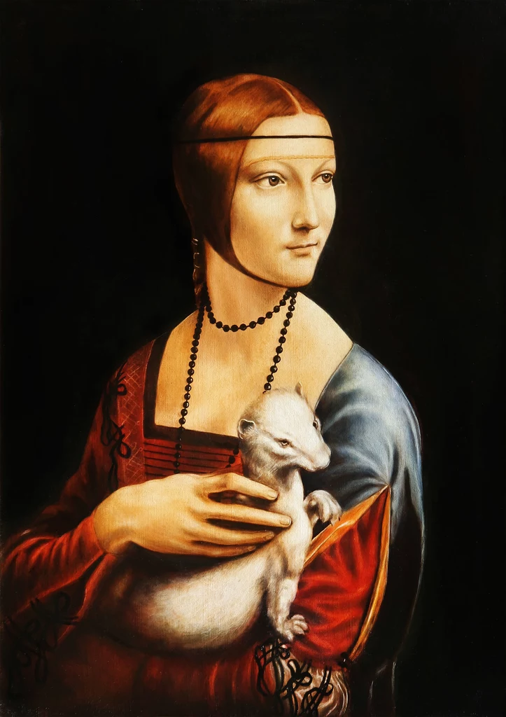 "Dama z gronostajem" Leonarda da Vinci jest jednym z najbardziej rozpoznawalnych obrazów