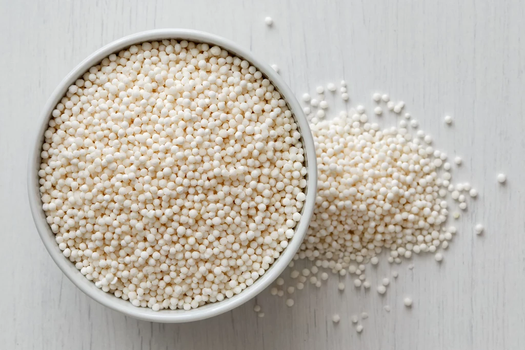 Sago nie zawiera glutenu, dlatego jest dobrym źródłem węglowodanów dla osób uczulonych Sago nie zawiera glutenu, dlatego jest dobrym źródłem węglowodanów dla osób uczulonych