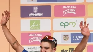 Alvaro Hodeg z grupy Deceuninck-Quick-Step