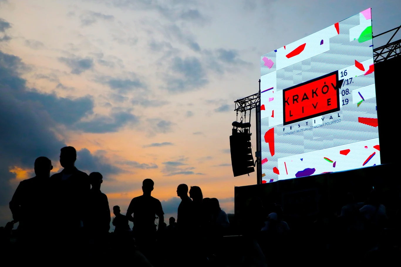 Publiczność podczas Kraków Live Festival 2019 Publiczność podczas Kraków Live Festival 2019
