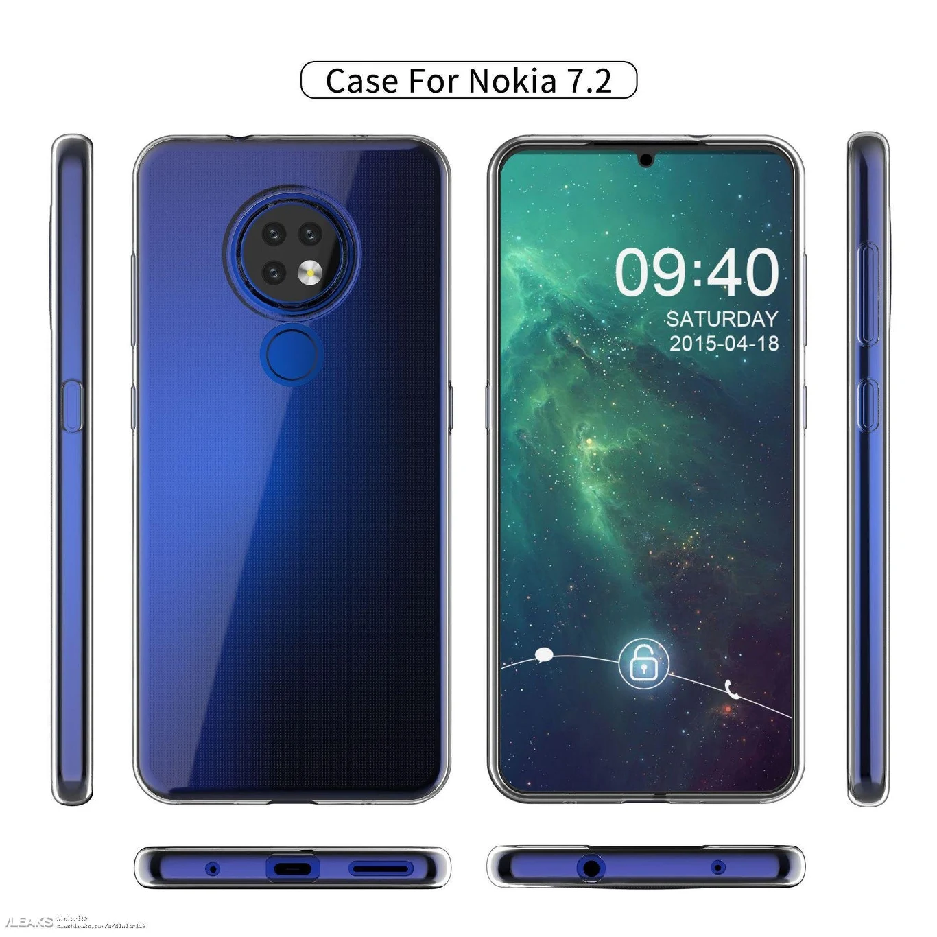 Nokia 7.2 na renderze / fot. SlashLeaks