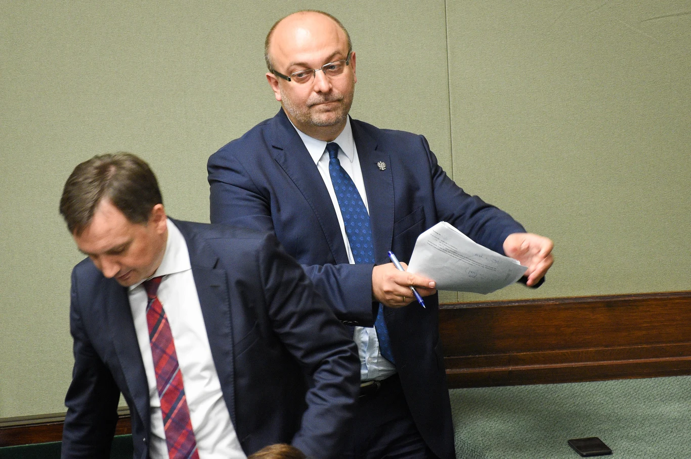 Łukasz Piebiak i Zbigniew Ziobro Łukasz Piebiak i Zbigniew Ziobro