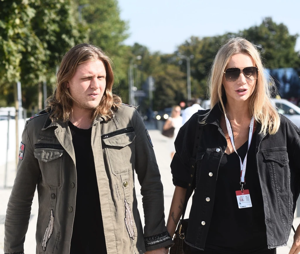 Piotr Woźniak-Starak z żoną