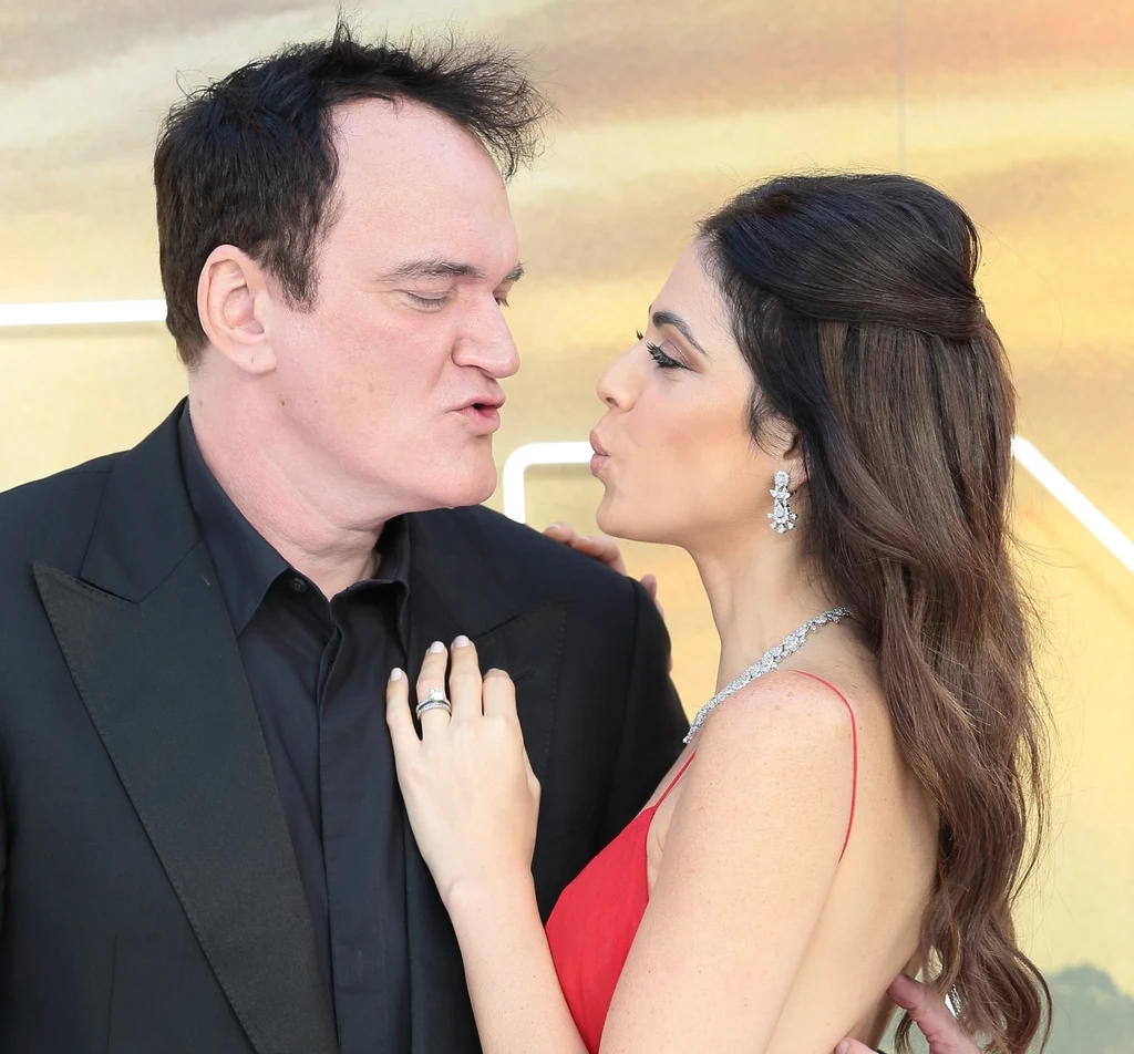 Quentin Tarantino z żoną