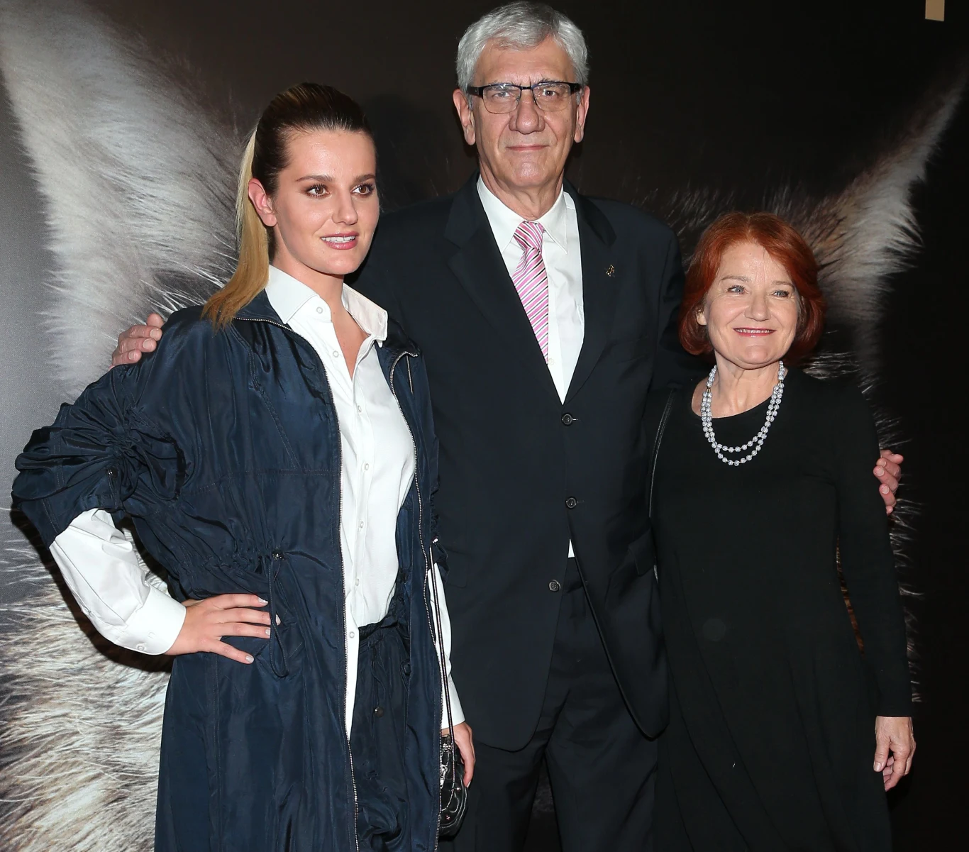 Wiktor Zborowski z żoną Marią i córką Zofią Wiktor Zborowski z żoną Marią i córką Zofią