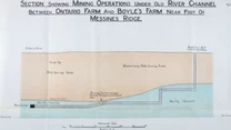 Pierwsze tunele zaczęto kopać jeszcze w  1915 roku, kiedy do pracy przystąpiło sześć kompanii - trzy brytyjskie, dwie kanadyjskie i jedna australijska. Do lata 1916 roku żołnierze Royal Engineers wykopali ponad 25 tuneli, z których jeden porzucono po jego zalaniu, a jeden został wykryty i zniszczony przez Niemców.  W 1917 roku gotowych było 26 tuneli o długości od 130 do 658 metrów. Najpłytszy znajdował się na głębokości 18 metrów, najgłębiej położony był tunel o nazwie „St Eloi”, który znajdował się 42 metry pod ziemią.

O ile armie francuska i niemiecka miały ściśle określone wymiary tuneli, to, jak można przeczytać w „Podziemnej wielkiej wojnie”: „W armii imperium brytyjskiego każda kompania stosowała własne wytyczne. Brytyjczycy dla wyrobisk szturmowych standardowo drążyli korytarze o wymiarach 3 stopy 10 cali (ok. 115 cm) na 2 stopy 4 cale (ok. 70 cm) (…). Dla wyrobisk w kredzie Brytyjczycy stosowali szablon 4 stopy 10 cali (ok. 147 cm) wysokości na 2 stopy 9 cali (ok. 84 cm) szerokości, natomiast oddziały nowozelandzkie wymiar 6 stóp 3 cale (ok. 190 cm) na 3 stopy 6 cali (ok. 107 cm)”.

Każdy tunel kończył się komorą strzelniczą, w której składano materiały wybuchowe. W tunelu „St Eloi” złożono ponad 43 tony amonalu, w nieco mniejszym tunelu „Maedelstede Farm” znalazły się 43 tony. W najmniejszej z komór, w tunelu „Hollandscheschur Farm 2” znalazło się 6800 kg materiałów wybuchowych. W sumie saperzy złożyli 508 ton amonalu - kruszącego materiału wybuchowego, szeroko stosowanego w górnictwie i przemyśle zbrojeniowym.
