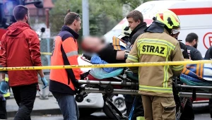 Ranni turyści transportowani do szpitala w Zakopanem