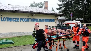 Ranni turyści transportowani do szpitala w Zakopanem