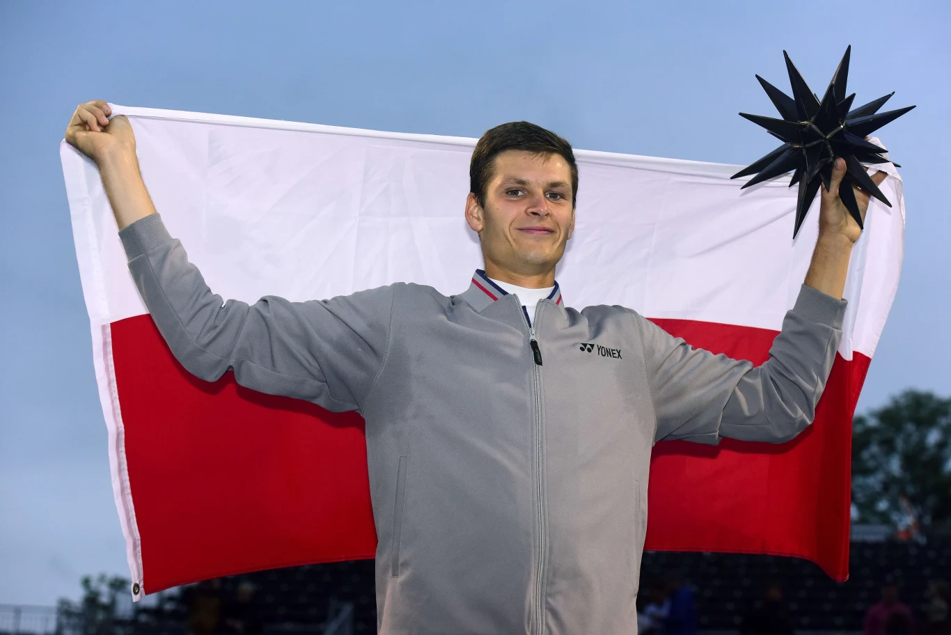 Hubert Hurkacz po zwycięstwie w turnieju ATP w Winston-Salem