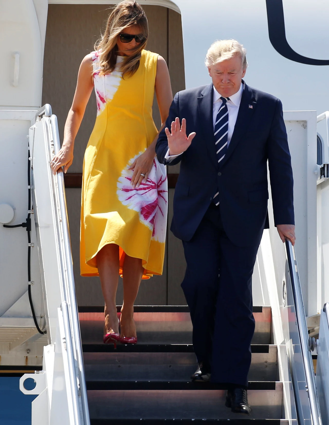 Donald Trump i jego żona Melania Trump Donald Trump i jego żona Melania Trump