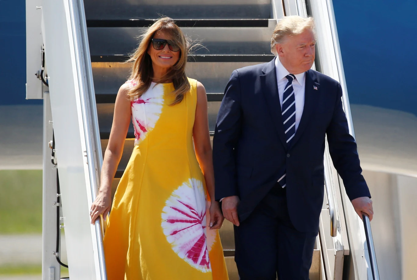 Donald Trump i jego żona Melania Trump Donald Trump i jego żona Melania Trump