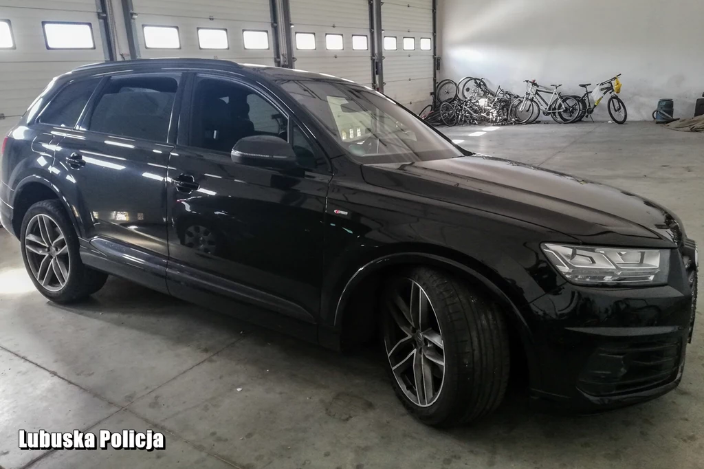 Zabezpieczone skradzione Audi Q7