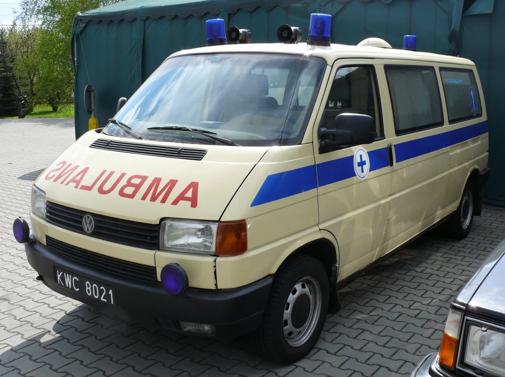 Volkswagen T4 ze zbiorów Muzeum Ratownictwa