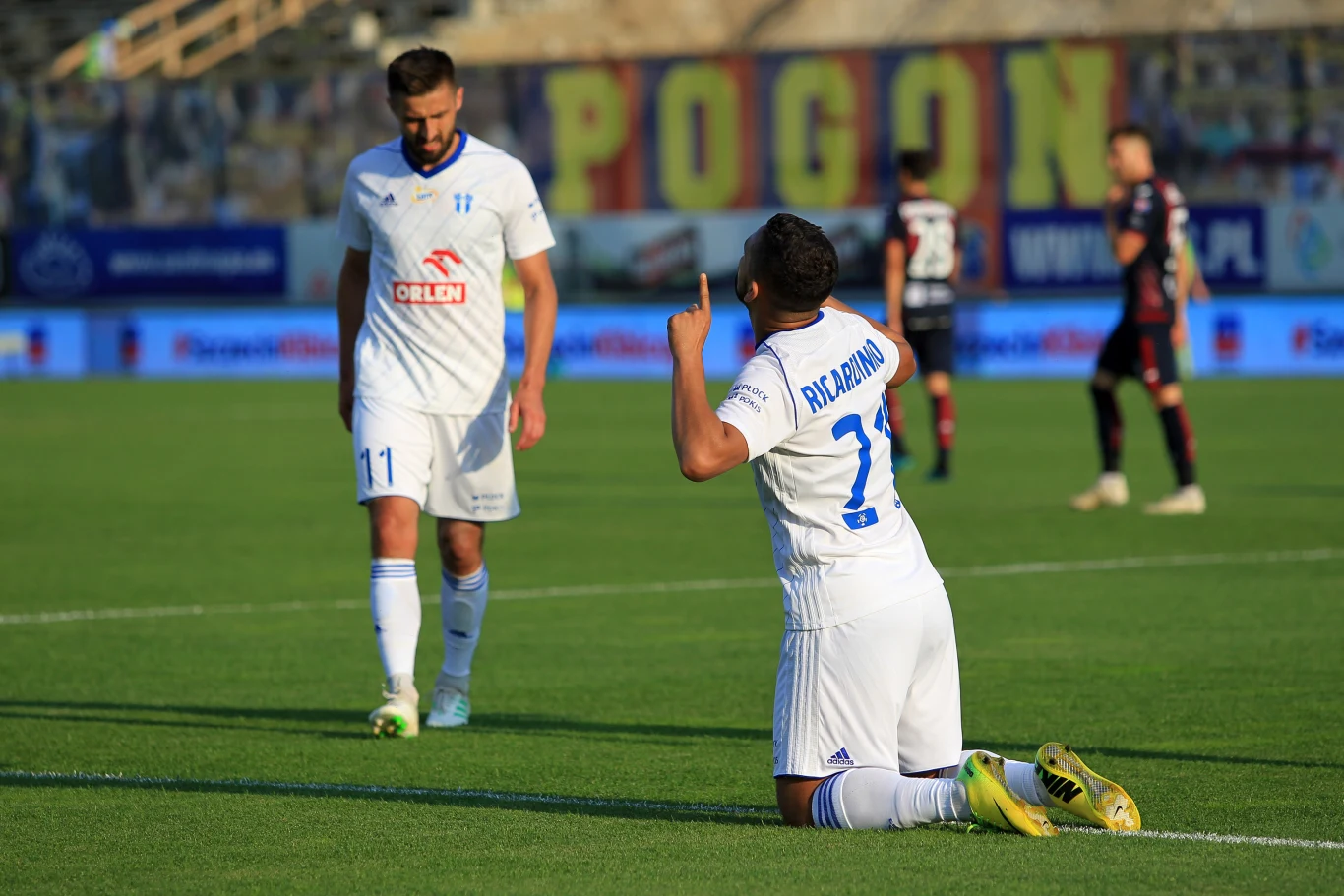 Tak Ricardinho cieszył się z gola dla Wisły Płock Tak Ricardinho cieszył się z gola dla Wisły Płock