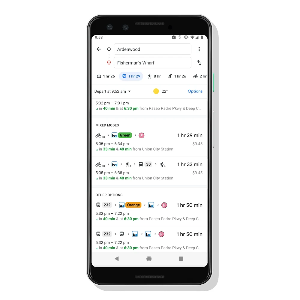 Nowa funkcjonalność w Mapach Google