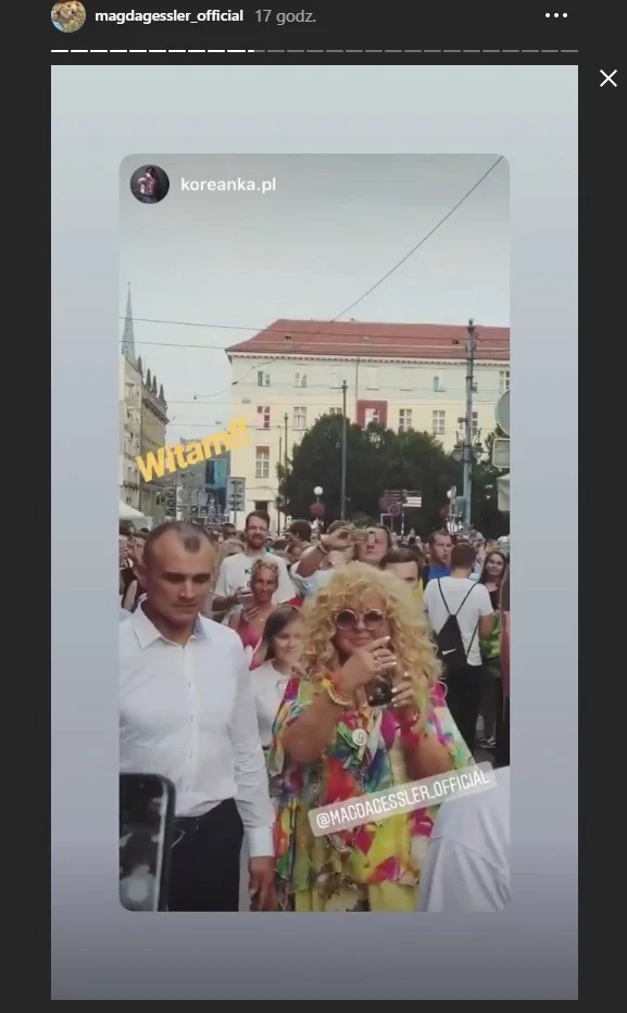 Magda Gessler na otwarciu swojej lodziarni "Ice Queen" we Wrocławiu Magda Gessler na otwarciu swojej lodziarni "Ice Queen" we Wrocławiu