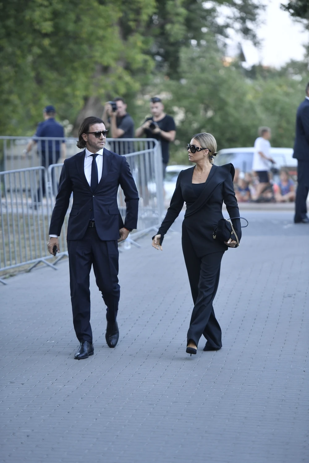 Małgorzata Rozenek-Majdan i Radosław Majdan na pogrzebie Piotra Woźniaka-Staraka 
