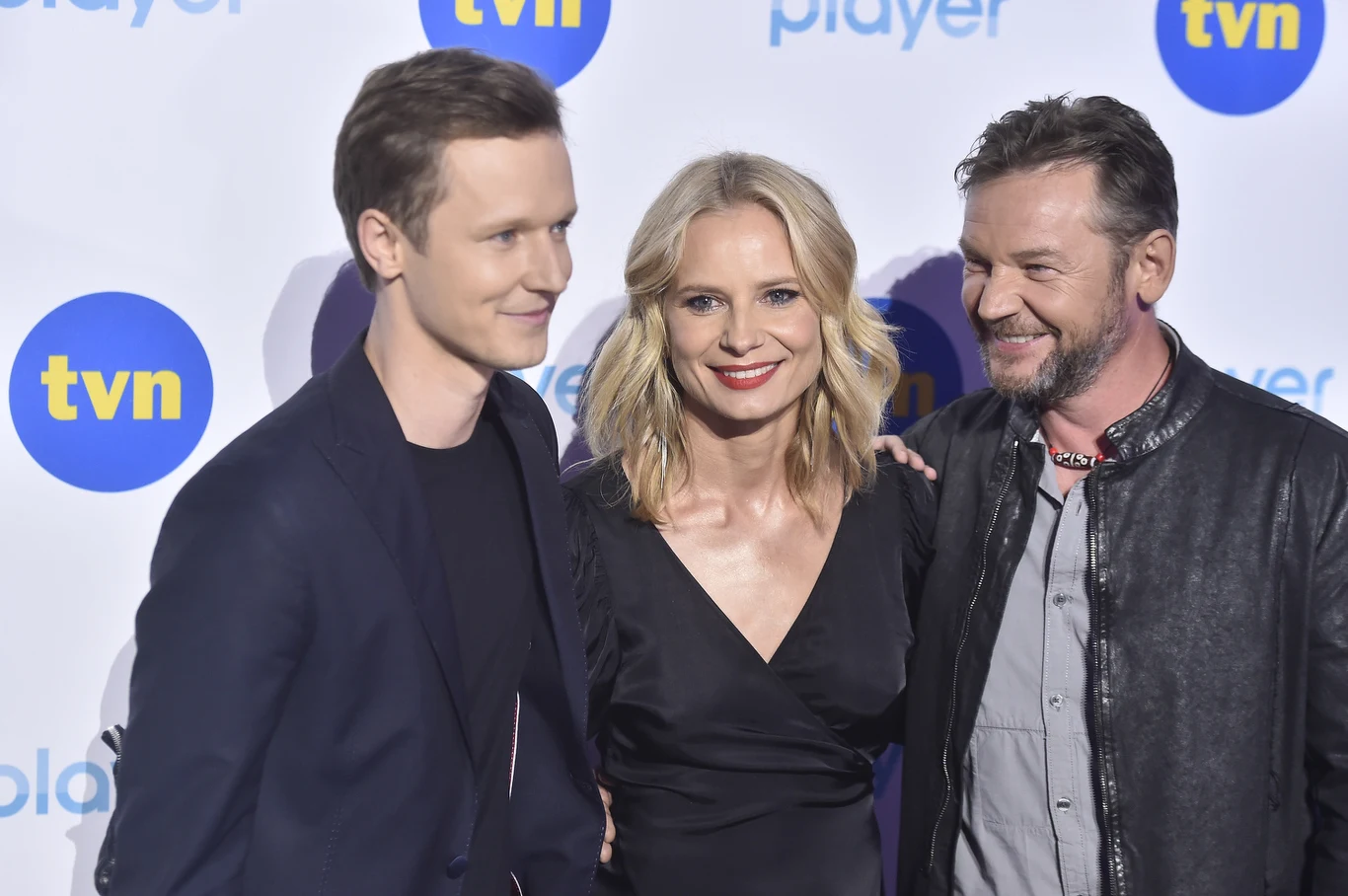 "Chyłka": Filip Pławiak, Magdalena Cielecka i Ireneusz Czop na prezentacji jesiennej ramówki TVN