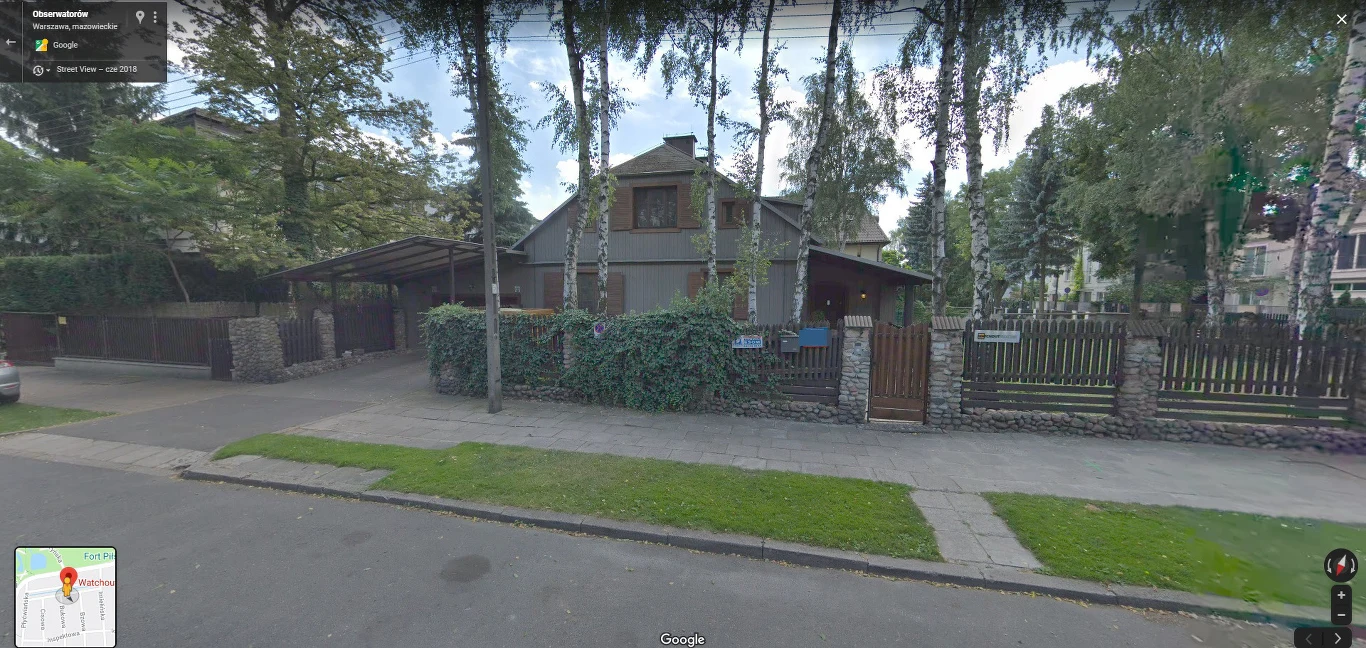 Dom Staraków to dziś siedziba Watchout Studio (Screen: Google maps)