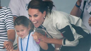 Księżniczka Charlotte z księżną Kate