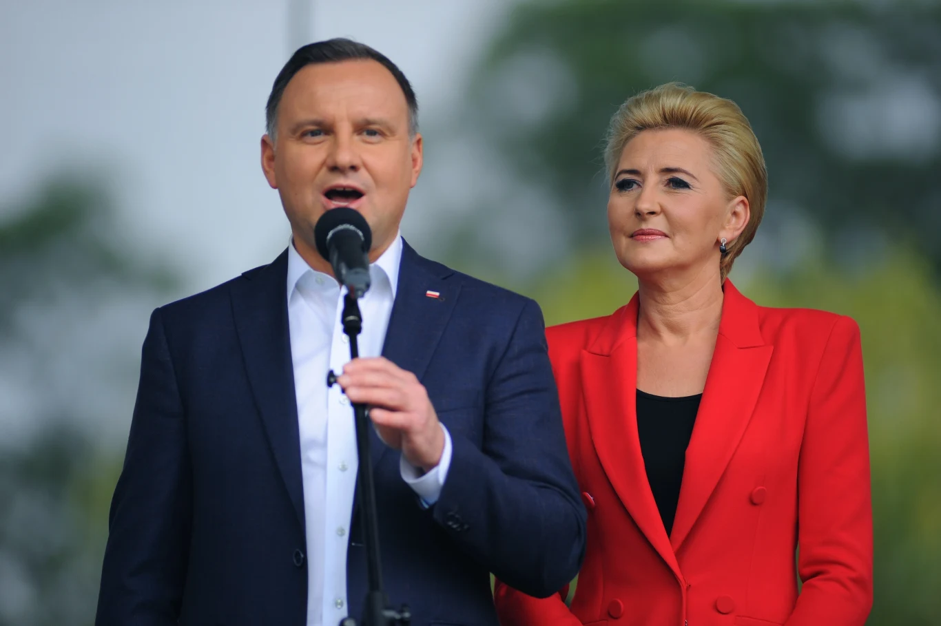 Agata Kornhauser-Duda i Andrzej Duda Agata Kornhauser-Duda i Andrzej Duda