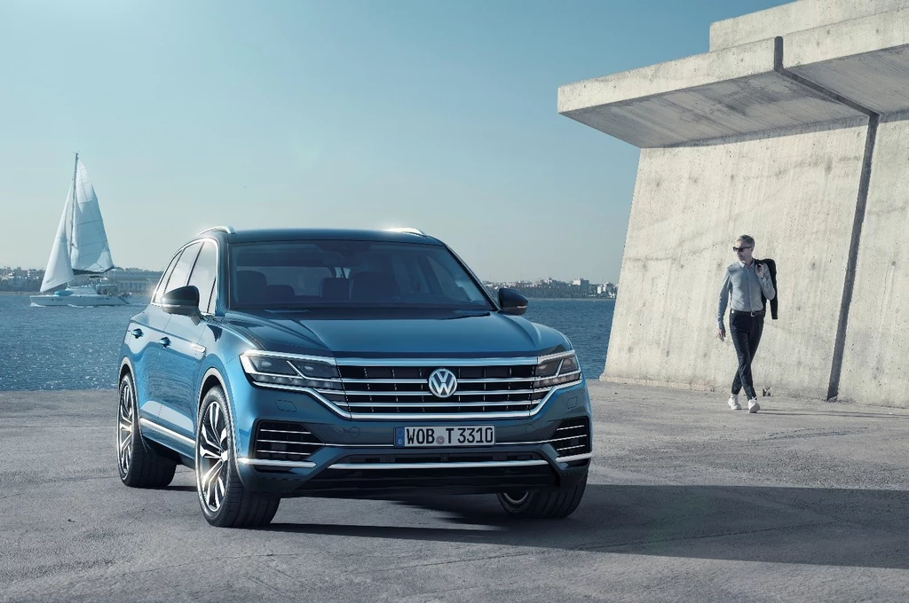 VW Touareg to auto o dynamicznej, agresywnej sylwetce 