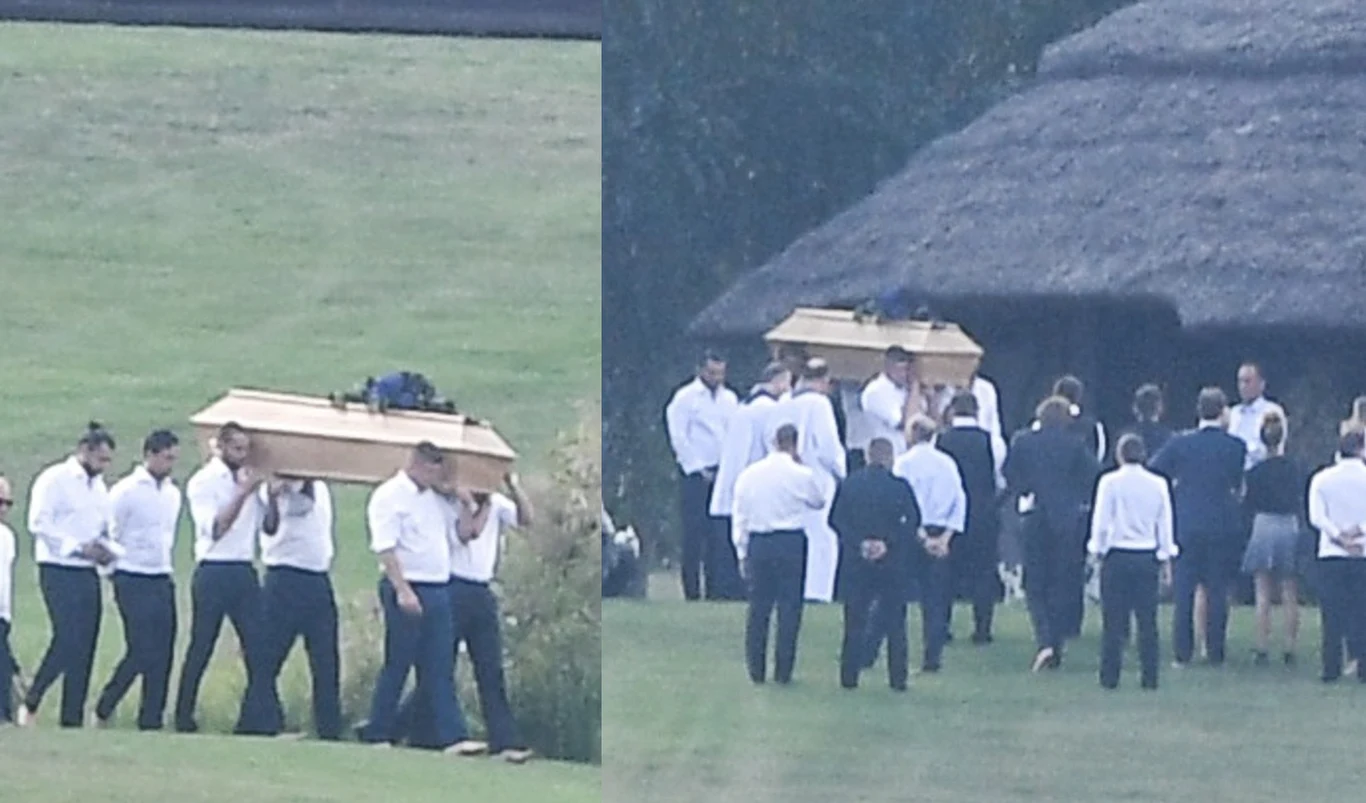 Pogrzeb Piotra Woźniaka-Staraka w rodzinnej posiadłości w Fuledzie na Mazurach Pogrzeb Piotra Woźniaka-Staraka w rodzinnej posiadłości w Fuledzie na Mazurach