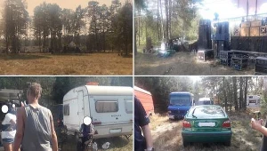 Nielegalna impreza w środku lasu na terenie Natura 2000