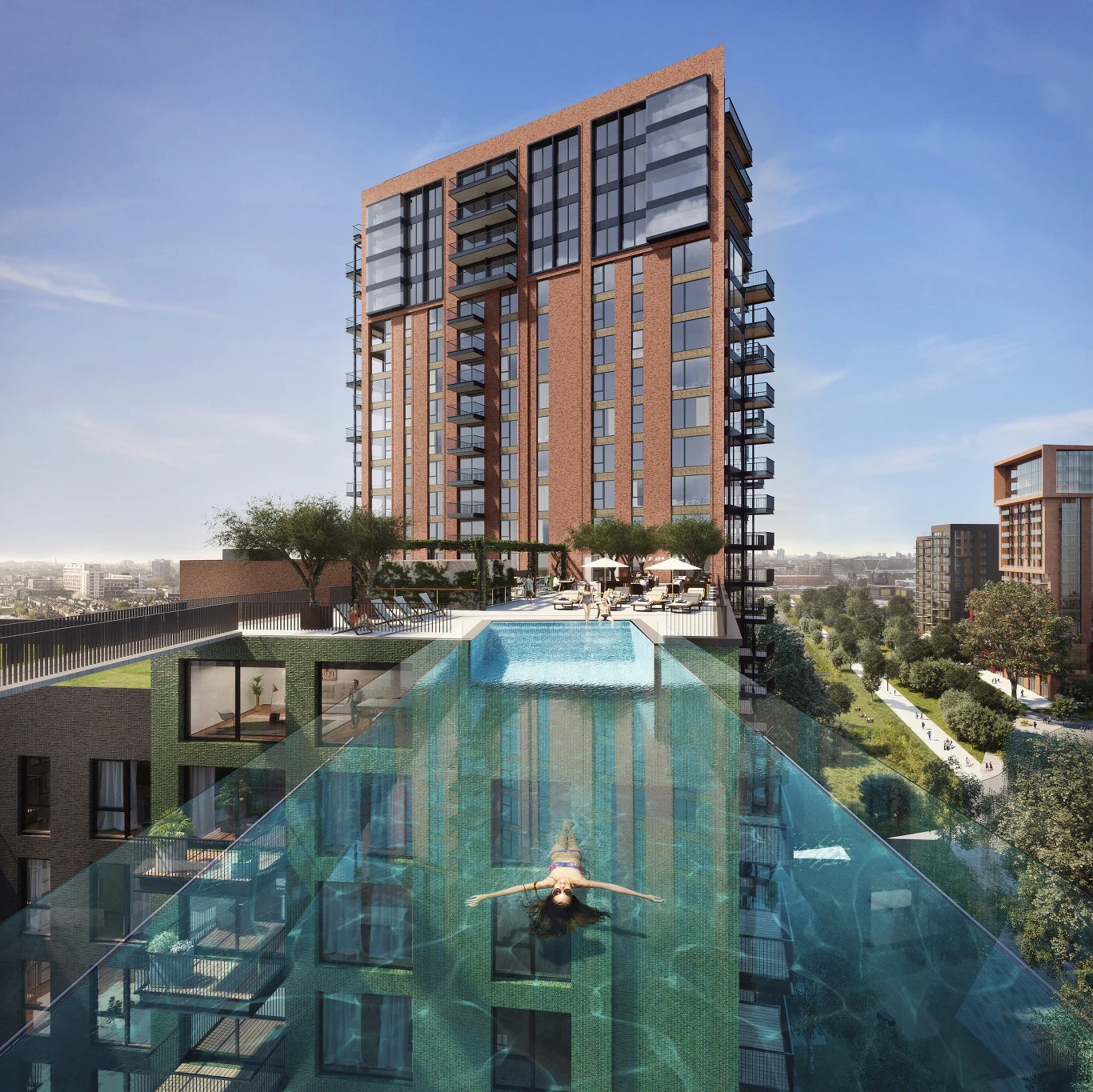 Embassy Gardens - bo tak nazywa się inwestycja - ma składać się z 2000 apartamentów. Ceny najtańszych startują od 600 tysięcy funtów. Najdroższe lokale to te umiejscowione na ostatnim piętrze budynków. Kosztują równe 5 milionów funtów.