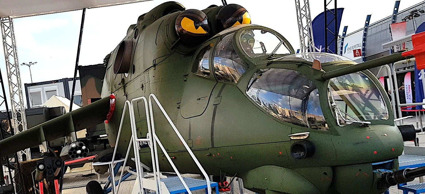 Pakiet modernizacyjny MI-24 ma przywrócić zdolności bojowe polskim śmigłowcom szturmowym do czasu pozyskania nowej platformy w ramach programu Kruk Pakiet modernizacyjny MI-24 ma przywrócić zdolności bojowe polskim śmigłowcom szturmowym do czasu pozyskania nowej platformy w ramach programu Kruk